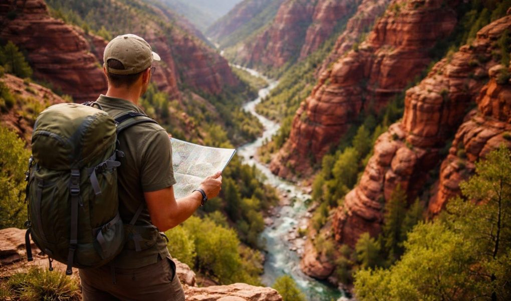 gorges-cians-roches-rouges-riviere-randonneur