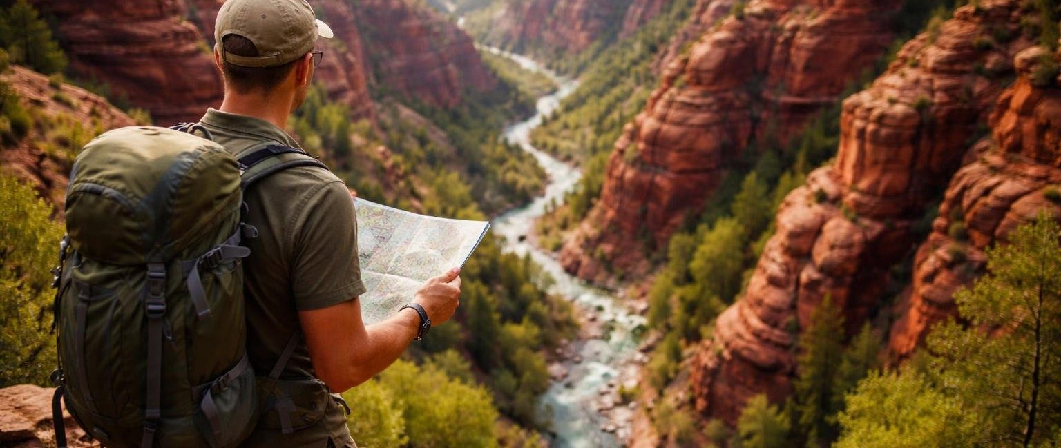 gorges-cians-roches-rouges-riviere-randonneur