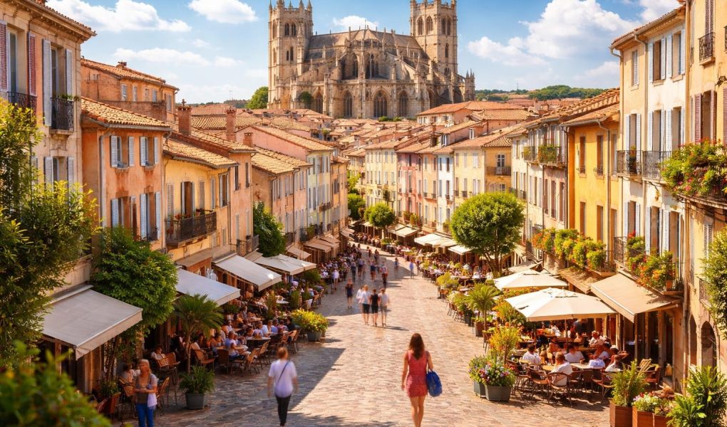 narbonne-toits-cathedrale-rues-pavees