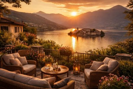 lac-orta-coucher-soleil-reflets-montagnes