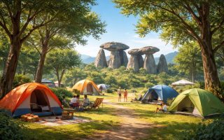 camping-tentes-arbres-dolmens-familles