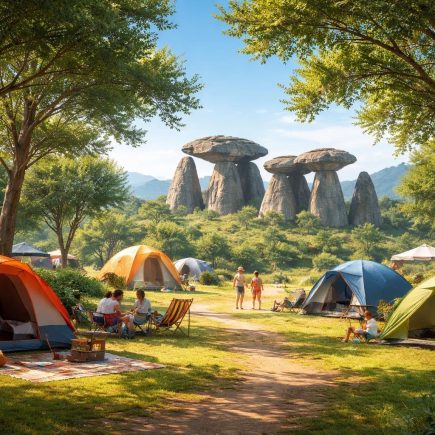 camping-tentes-arbres-dolmens-familles