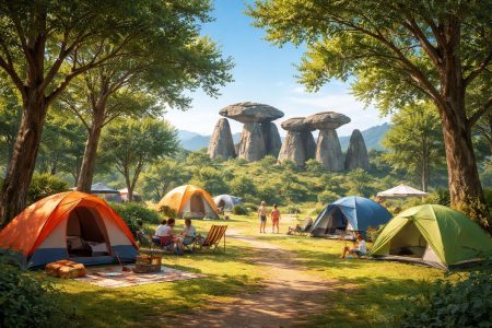 camping-tentes-arbres-dolmens-familles