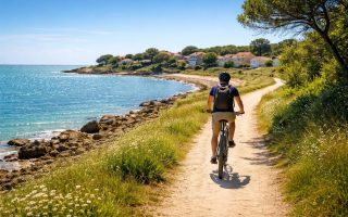 cycliste-chemin-cotier-ile-maisons