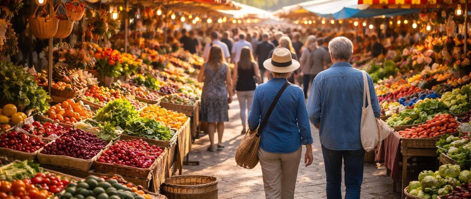 marche-etals-produits-personnes-matin