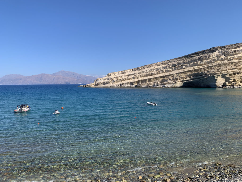 Que faire en Crète ? Plage de Matala