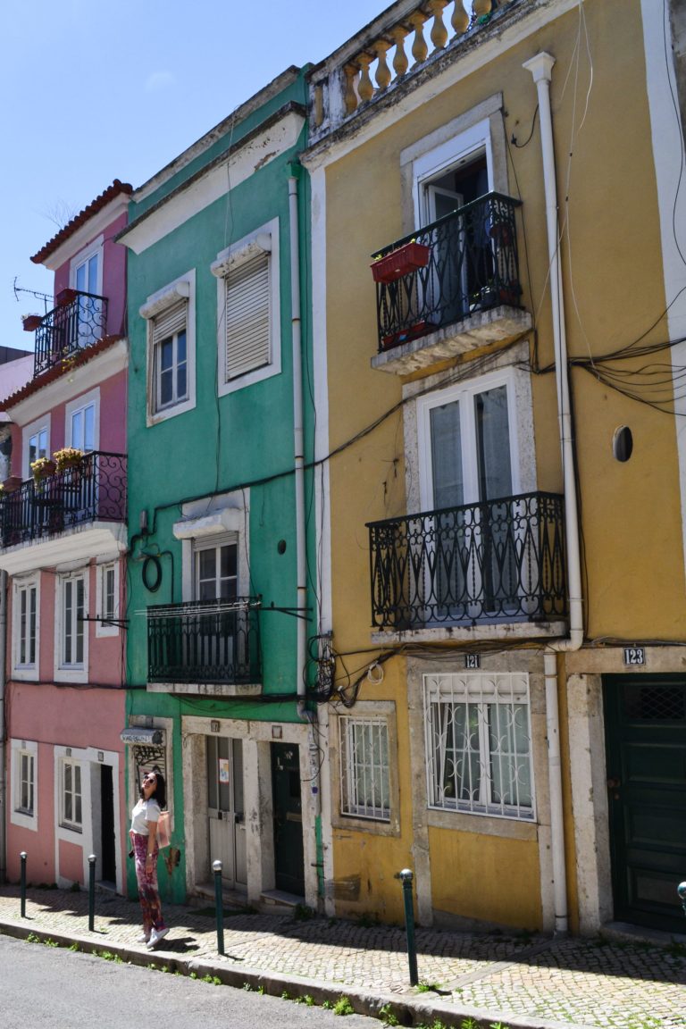 Maison colorée Lisbonne