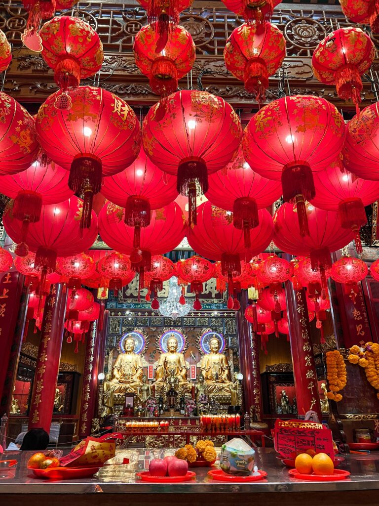 Que faire à Bangkok en 5 jours ? le Wat Mangkon Kamalawat, le temple chinois