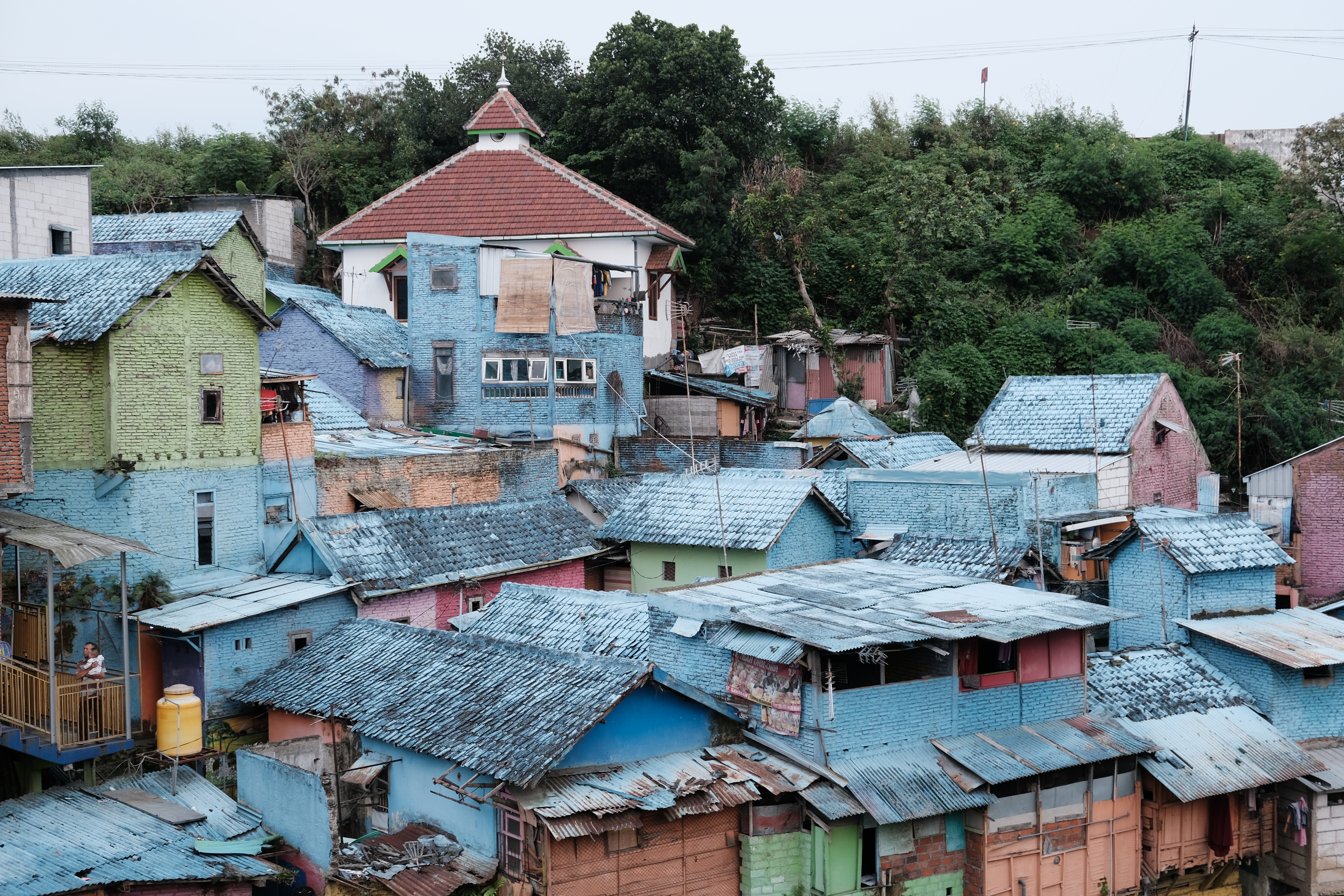 Village Jodipan Malang Java Indonesia